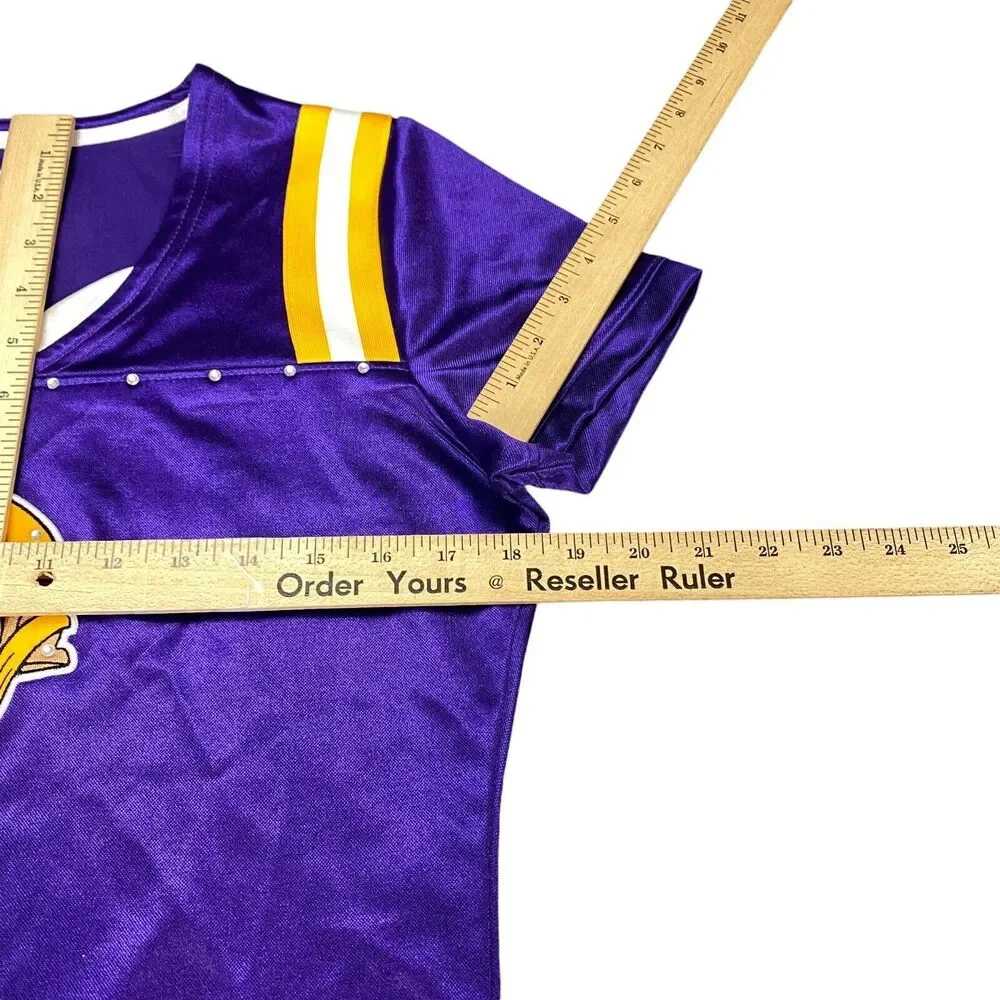 Minnesota Vikings Shirt Womens Medium Purple NFL Team‎ Apparel Football Sports